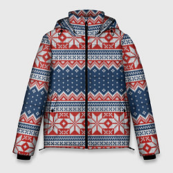 Мужская зимняя куртка Knitted Pattern