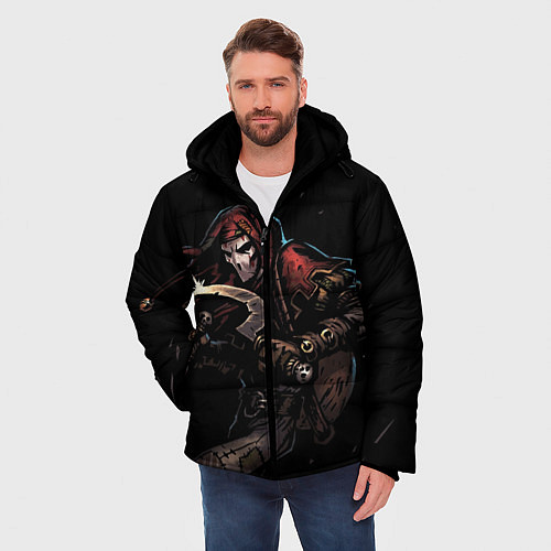 Мужская зимняя куртка The Grim Buffoon / 3D-Черный – фото 3