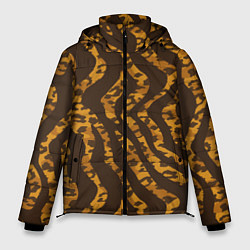 Мужская зимняя куртка Шкура тигра леопарда гибрид