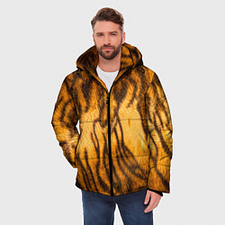 Куртка зимняя мужская Шкура тигра 2022, цвет: 3D-красный — фото 2