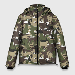Мужская зимняя куртка Камуфляж из Собак Camouflage