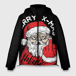 Куртка зимняя мужская Merry x - mas Плохой дед мороз, цвет: 3D-красный