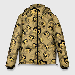 Куртка зимняя мужская PATTERN BENDY AND THE INK MACHINE, цвет: 3D-светло-серый