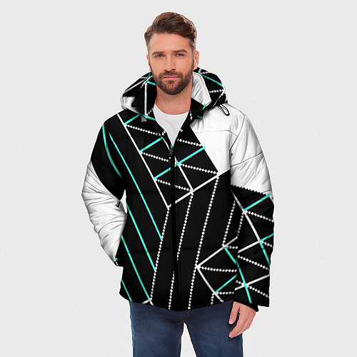 Мужская зимняя куртка Ретиарий / 3D-Черный – фото 3