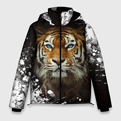 Куртка зимняя мужская Год тигра2022, цвет: 3D-светло-серый