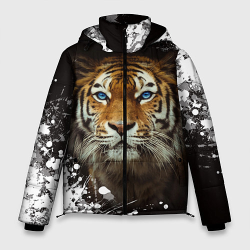 Мужская зимняя куртка Год тигра2022 / 3D-Красный – фото 1