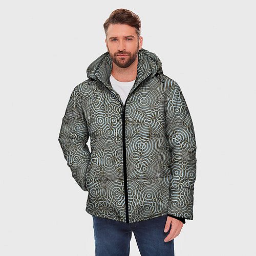 Мужская зимняя куртка Коллекция Journey Лабиринт 575-1 / 3D-Черный – фото 3