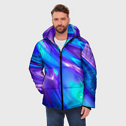 Куртка зимняя мужская Neon Holographic, цвет: 3D-черный — фото 2