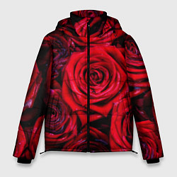 Куртка зимняя мужская Вечернее вдохновение Любви, цвет: 3D-красный