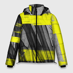 Мужская зимняя куртка Коллекция Get inspired! Абстракция Fl-42-167-l-yel