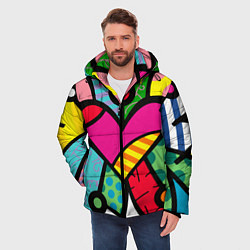Куртка зимняя мужская Ромеро Бритто Арт, цвет: 3D-черный — фото 2