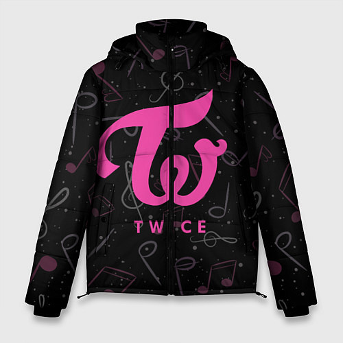 Мужская зимняя куртка Twice с музыкальным фоном / 3D-Красный – фото 1