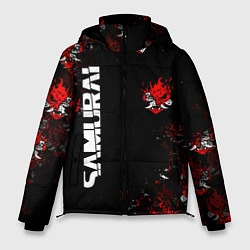 Куртка зимняя мужская КИБЕРПАНК 2077 SAMURAI CYBERPUNK 2077, цвет: 3D-черный