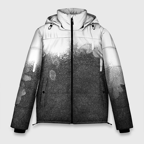 Мужская зимняя куртка Коллекция Get inspired! Абстракция Wp-fl-158-f-r-6 / 3D-Светло-серый – фото 1