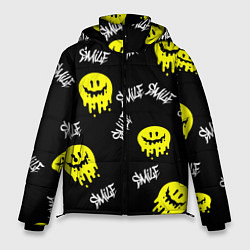 Куртка зимняя мужская SMILE smile граффити, цвет: 3D-черный