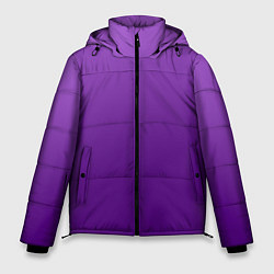 Мужская зимняя куртка Красивый фиолетовый градиент