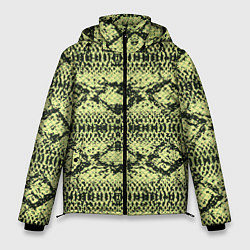 Куртка зимняя мужская Крокодиловая кожа, цвет: 3D-светло-серый