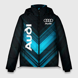 Куртка зимняя мужская Audi sport auto, цвет: 3D-красный