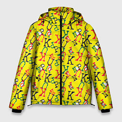 Куртка зимняя мужская PUNK - PUNK - PUNK, цвет: 3D-светло-серый