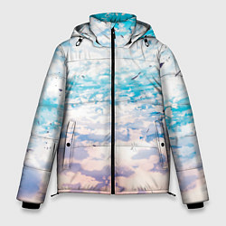 Куртка зимняя мужская Небо-арт, цвет: 3D-красный
