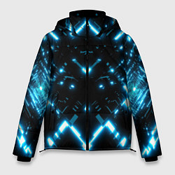 Куртка зимняя мужская Силуэт электронных систем, цвет: 3D-черный