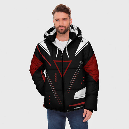 Мужская зимняя куртка Сайрекс Сyrex CS GO / 3D-Черный – фото 3