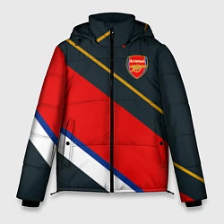 Куртка зимняя мужская Arsenal арсенал football, цвет: 3D-светло-серый