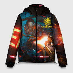 Мужская зимняя куртка Cyberpunk 2077 Night city
