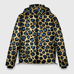 Мужская зимняя куртка Стиль леопарда шкура леопарда