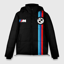 Куртка зимняя мужская БМВ 3 STRIPE BMW, цвет: 3D-светло-серый