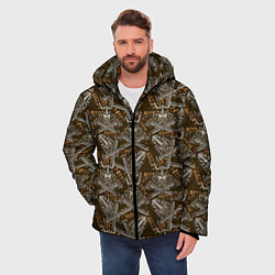 Куртка зимняя мужская ВАРВАР ВОИН, цвет: 3D-черный — фото 2