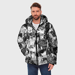 Куртка зимняя мужская Berserk pattern, цвет: 3D-черный — фото 2