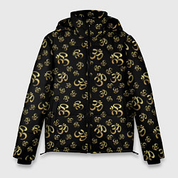 Куртка зимняя мужская Знак - ОМ, цвет: 3D-черный