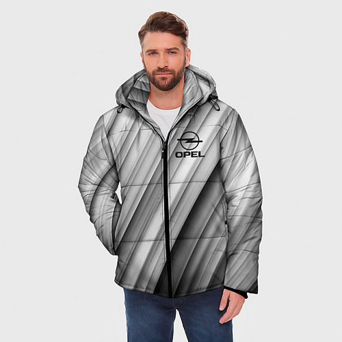 Мужская зимняя куртка OPEL опель / 3D-Черный – фото 3