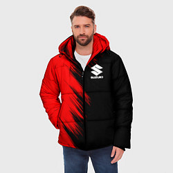 Куртка зимняя мужская SUZUKI sport, цвет: 3D-красный — фото 2