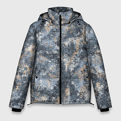 Куртка зимняя мужская Камуфляж Паук Горы, цвет: 3D-светло-серый