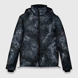 Куртка зимняя мужская Камуфляж Паук Ночь, цвет: 3D-черный