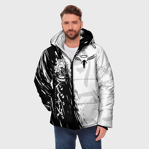 Мужская зимняя куртка WALHALLA TEAM LOGO BLACK ТОКИЙСКИЕ МСТИТЕЛИ / 3D-Красный – фото 3
