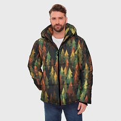 Куртка зимняя мужская Spruce forest, цвет: 3D-красный — фото 2