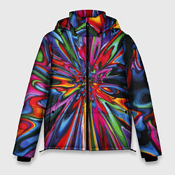 Мужская зимняя куртка Color pattern Impressionism