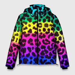 Мужская зимняя куртка Leopard Pattern Neon