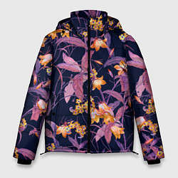 Мужская зимняя куртка Цветы Колокольчики