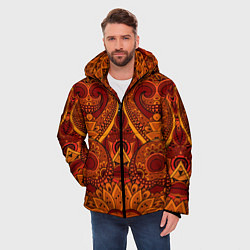 Куртка зимняя мужская Abstract узоры, цвет: 3D-светло-серый — фото 2