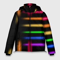 Мужская зимняя куртка Неоновое свечение Minimalism Neon