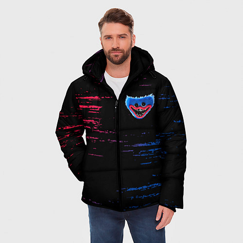 Мужская зимняя куртка ХАГИ ВАГИ Брызги / 3D-Черный – фото 3
