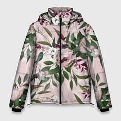 Куртка зимняя мужская Цветы Букет Из Протей, цвет: 3D-светло-серый