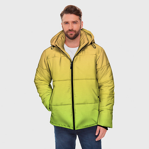 Мужская зимняя куртка GRADIEND YELLOW-GREEN / 3D-Черный – фото 3