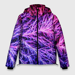 Мужская зимняя куртка Авангардный неоновый паттерн Мода Avant-garde neon