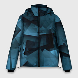 Мужская зимняя куртка Абстрактная геометрическая композиция Abstract geo