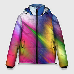 Мужская зимняя куртка Абстрактный разноцветный текстурированный фон